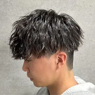 ショート パーマ メンズ 🖤Ayumi🖤 メンズ特化❤️‍🔥のヘアスタイル