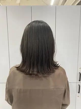 ミディアム 村山 豪歩のヘアスタイル