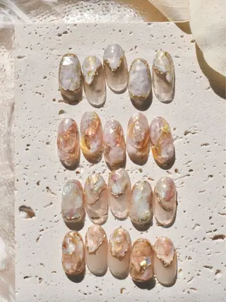 ネイル nuu 栄  /  シェアサロン所属・nuu栄 ユキ / 大人ニュアンスのネイルデザイン