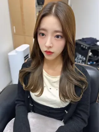 ロング カラー The Apartment of Solon 船橋 2nd所属・高橋潤⚜️縮毛矯正 /NEO髪質改善のヘアスタイル