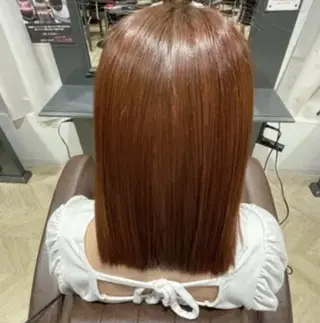 ミディアム カラー 好印象メンズ特化/就 活/縮毛髪質改善のヘアスタイル