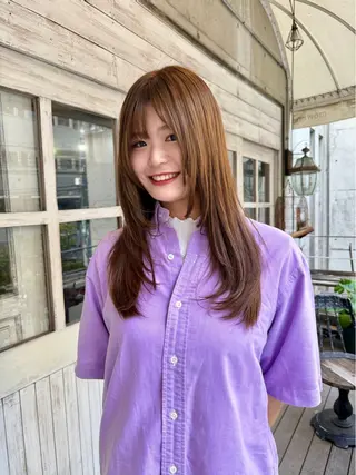 ロング カラー メンズ 艶髪/ハイトーン /masami🩵のヘアスタイル