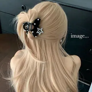 ロング カラー ハイトーン/ダブルカ ラー/RINKA🎀のヘアスタイル