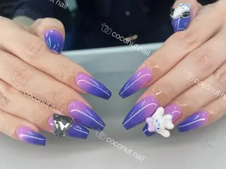 ネイル 神田 ココナッツのネイルデザイン
