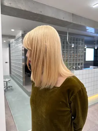 ミディアム カラー soigné所属・カットモデル募集 /RIO🩰のヘアスタイル