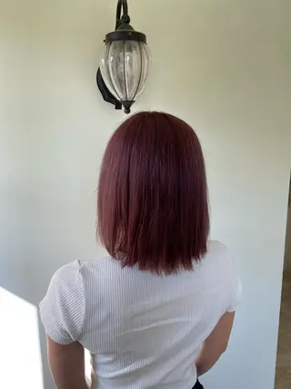 ミディアム カラー 【nui 茨木】 原田美紅のヘアスタイル