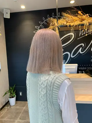 ショート カラー 名古屋／デザイン／ ブリーチ/松井亮磨のヘアスタイル