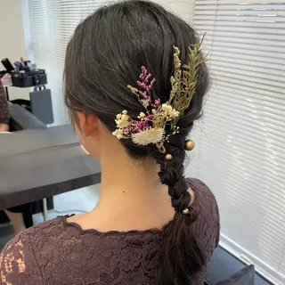 ヘアアレンジ 💗韓国ヘア/透明感 💗若菜あいこのヘアスタイル
