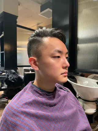 ショート メンズ メンズ眉毛ワックス 青山英憲のヘアスタイル