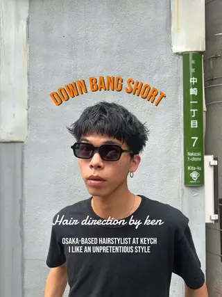 メンズ 大阪茶屋町 メンズカット関田拳のヘアスタイル