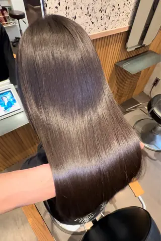 ロング カラー パーマ ヘアアレンジ メンズ 🍀髪質改善 ケアカラーrootsのヘアスタイル