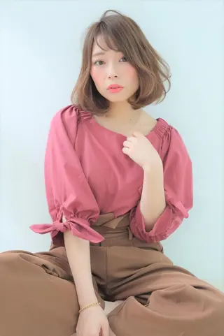 ミディアム 指名支持率NO.1 スタイリストのヘアスタイル