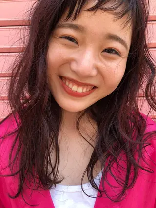 ミディアム レイヤーカット/ 透明感カラーmikuのヘアスタイル