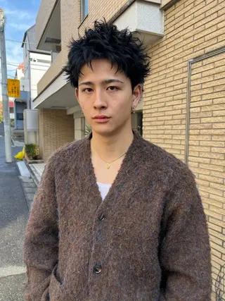 ショート ナガミ ショウ／メンズカットのヘアスタイル