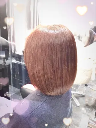 ミディアム カラー Annon プライベートサロンのヘアスタイル