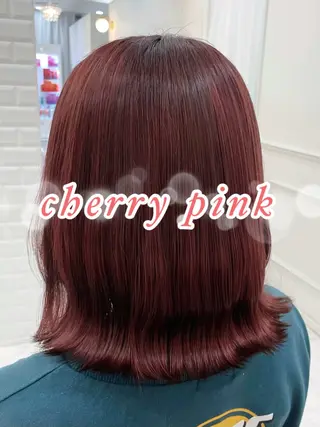ミディアム カラー ヘアアレンジ ガーリーカラー🩷 ユウ🍓💞のヘアスタイル