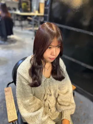 ロング 🌷ブリーチ縮毛矯正 /mina🌷のヘアスタイル