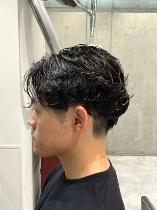パーマ メンズ Ash 武蔵新城店のヘアスタイル