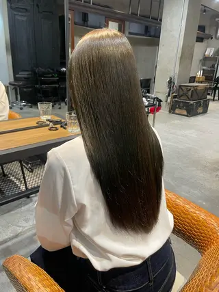 セミロング カラー ヘアアレンジ 🌿透明感/レイヤー 🌿TATSUKIのヘアスタイル