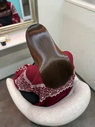 ロング 髪質改善/縮毛矯正 アンナ🍊のヘアスタイル