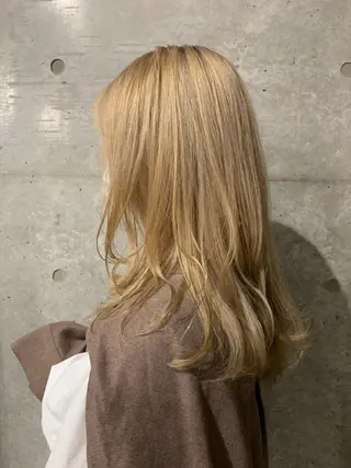 ミディアム カラー ボブパーマコテ巻き風 パーマNo1深江秀平のヘアスタイル