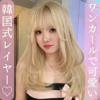ロング Londrouge所属・韓国ヘア／レイヤー/ 顔周り/Harunaのヘアスタイル