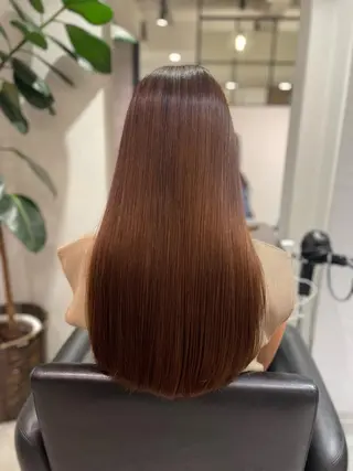 セミロング 美髪矯正 Rioのヘアスタイル