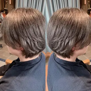 ショート カラー 韓国🇰🇷 ✂︎hair 内田愛のヘアスタイル