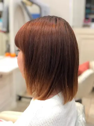 ミディアム パーマ ダメージレス 桧山店長のヘアスタイル