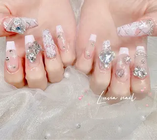 ネイル 🎀Luvia ワンホンネイル💫のネイルデザイン