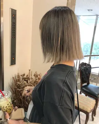 ミディアム カラー Pia hair Design Yakuin所属・Pia ツボイ ケイタのヘアスタイル