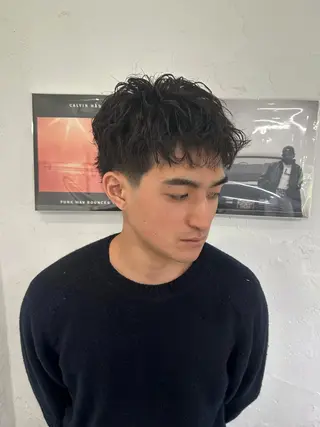 ショート パーマ カットモデル募集 Gakutoのヘアスタイル