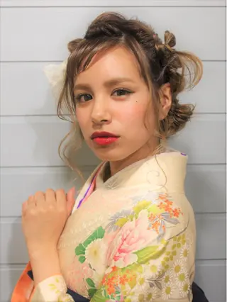 ヘアアレンジ .. meiのヘアスタイル