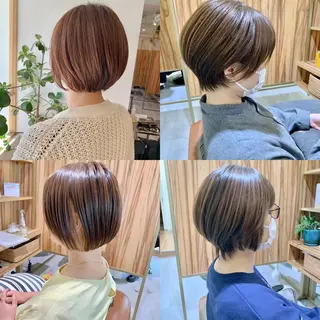 ショート aria足立 美緒のヘアスタイル