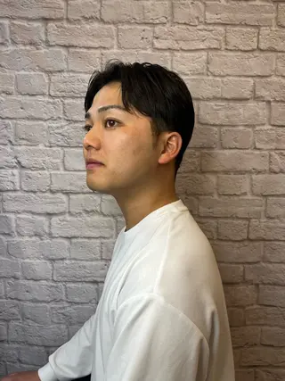 ミディアム メンズ 💈メンズカット 💈加仲凌也のヘアスタイル