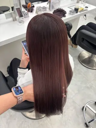 カラー かわいい艶髪🤍 れいな🤍のヘアスタイル