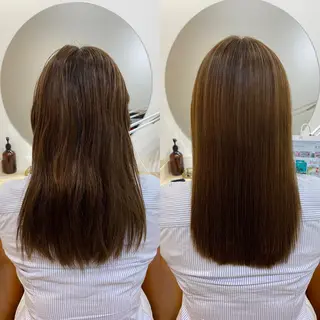 セミロング 東野 拓海のヘアスタイル