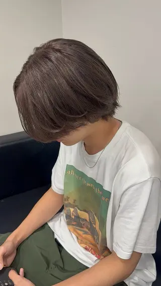 カラー メンズ Beleza Shibuya所属・ハイトーン美容師 🤍のあ🤍のヘアスタイル