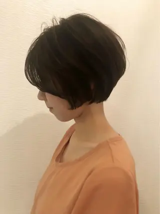 ショート カラー 平川 友希子のヘアスタイル