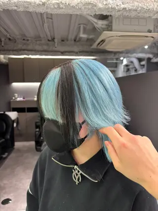 ショート カラー 名古屋／デザイン／ ブリーチ/松井亮磨のヘアスタイル