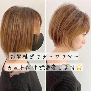ショート カラー ショート、ボブの達人 東康介✨のヘアスタイル