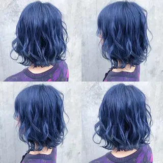 ショート カラー ヘアアレンジ メンズ キッズ 💟Chloe原宿店 🩶ハイトーンのヘアスタイル