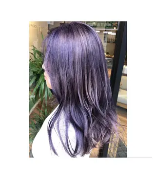 ロング カラー あらい なつみのヘアスタイル