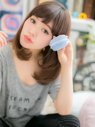 セミロング macaron宇都宮店所属・macaron宇都宮 柴山凌輔のヘアスタイル