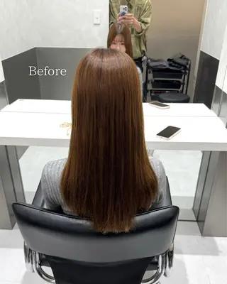 ロング 美髪職人あお🦕 髪質改善｜原宿のヘアスタイル