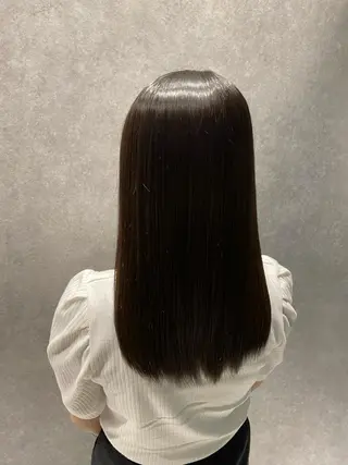 セミロング 🔸縮毛矯正/髪質 改善カラー石崎🔸のヘアスタイル