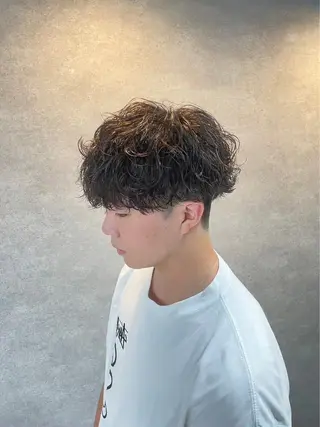 ミディアム カラー パーマ メンズ 🔥メンズ特化🔥 藍斗のヘアスタイル