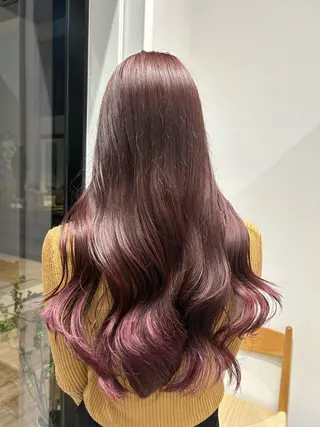 ロング カラー ヘアアレンジ yuka .のヘアスタイル