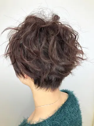 ショート カラー セレスト心斎橋所属・上田 篤史のヘアスタイル