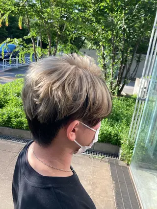ショート カラー メンズ シャルマン銀座店所属・🌟東銀座マンツーマ ン🌟タカナシのヘアスタイル